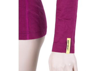 SENSOR MERINO ACTIVE women's T-shirt long.lilla sleeve Size: