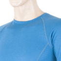 SENSOR MERINO ACTIVE men's shirt long.sleeve blue Size: