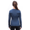 SENSOR MERINO BOLD women's long-sleeve shirtcool blue sleeve size