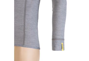 SENSOR MERINO ACTIVE men's shirt long.sleeve of St.grey Size: