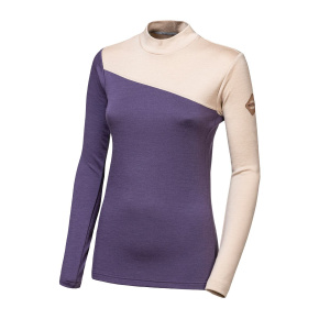 SENSOR MERINO EXTREME UP women's long-sleeve sweatshirt.sleeve grape purple/beige size L