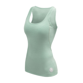 SENSOR MERINO AIR women's sleeveless shirt basil green size