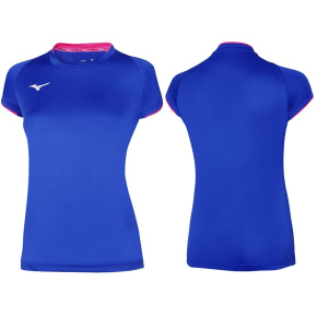 MIZUNO Core Short Sleeve Tee / Royal/Pink Fluo / MIZUNO Core Short Sleeve Tee / Royal/Pink Fluo /
