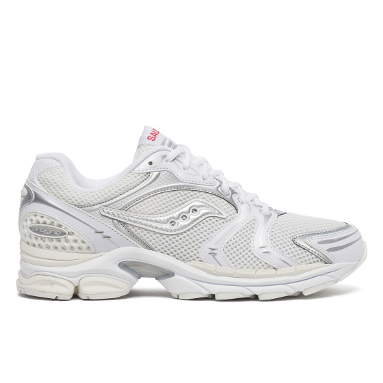 unisex footwear saucony S70841-1 PROGRID TRIUMPH 4 white/silver