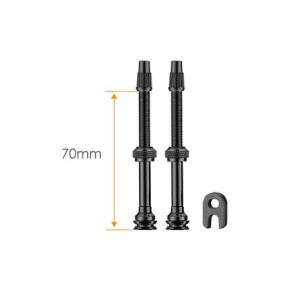 CICLOVATION Tubeless valve Light-weight 70mm black CICLOVATION Tubeless valve Light-weight 70mm black