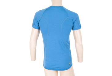 SENSOR MERINO ACTIVE men's shirt kr.sleeve blue Size: