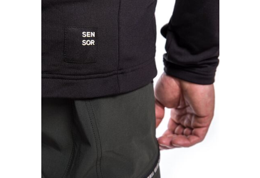 SENSOR COOLMAX THERMO men's jacket black/port red Size: