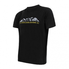 SENSOR MERINO ACTIVE PT MOUNTAINS men's T-shirt kr.sleeve black Size: