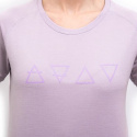 SENSOR MERINO BLEND ELEMENTS women's T-shirt kr.sleeve mystic violet Size: