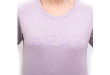SENSOR MERINO BLEND ELEMENTS women's T-shirt kr.sleeve mystic violet Size: