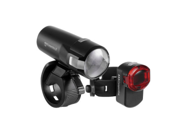 AXA light Compactline 20 USB set front + rear