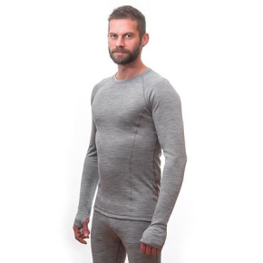 SENSOR MERINO BOLD men's shirt long.sleeve cool gray Size: SENSOR MERINO BOLD men's shirt long.sleeve cool gray Size: