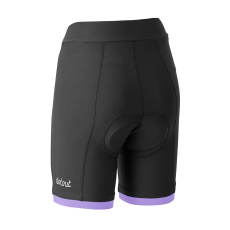 DOTOUT WOMEN'S SHORTS WITH INSTINCT BLACK-LILAC INSERT (A18W260959)