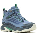 shoes merrell J037511 MOAB SPEED 2 MID GTX steel blue