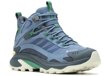 shoes merrell J037511 MOAB SPEED 2 MID GTX steel blue