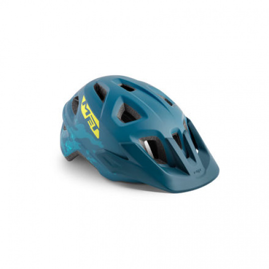 MET helmet ELDAR camo petrol blue -52/57