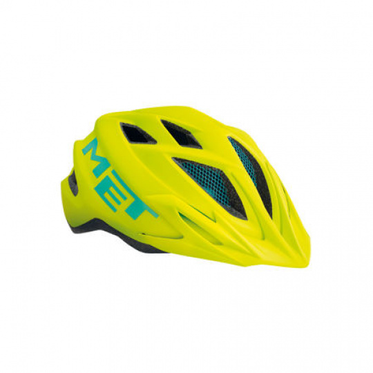 MET helmet CRACKERJACK reflective yellow -52/57