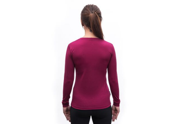 SENSOR MERINO ACTIVE FOX women's long-sleeve shirtsleeve lilla size