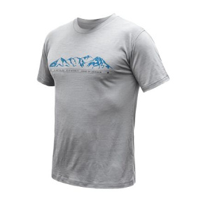 SENSOR MERINO ACTIVE MOUNTAINS men's short sleeve shirtsleeve gray size XL
