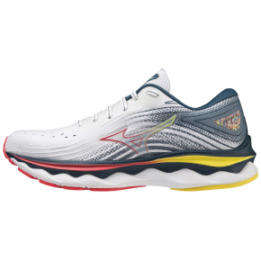 MIZUNO WAVE SKY 6 / White / Hibiscus / Buttercup / MIZUNO WAVE SKY 6 / White / Hibiscus / Buttercup /