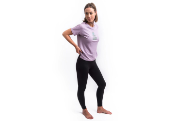 SENSOR MERINO BLEND STONE women's short-sleeve shirt.sleeve mystic violet size