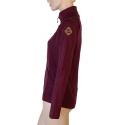 SENSOR MERINO UPPER dámská mikina celozip port red velikost