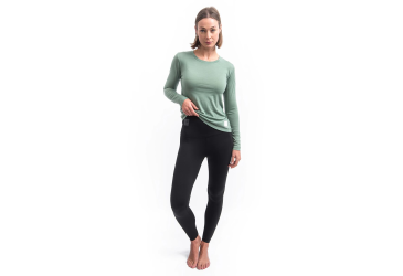 SENSOR MERINO CORDURA women's long-sleeve shirt.sleeve basil green size