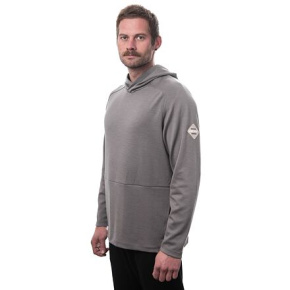 SENSOR MERINO UPPER traveller men's hoodie grey Size: