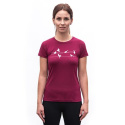 SENSOR MERINO ACTIVE SONGBIRDS women's short-sleeve shirtsleeve lilla size