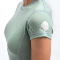 SENSOR MERINO AIR women's short-sleeve shirt.sleeve basil green size