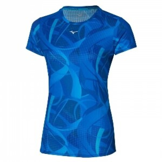 MIZUNO Paris Dryaeroflow Tee / Multi Blue