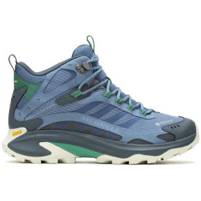 shoes merrell J037511 MOAB SPEED 2 MID GTX steel blue shoes merrell J037511 MOAB SPEED 2 MID GTX steel blue