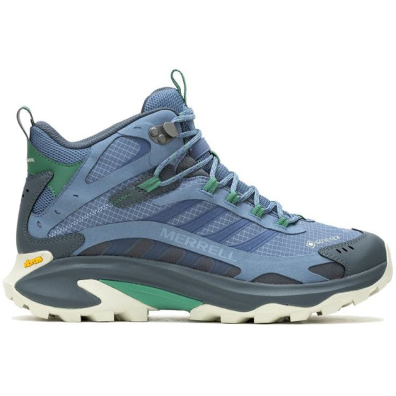 shoes merrell J037511 MOAB SPEED 2 MID GTX steel blue
