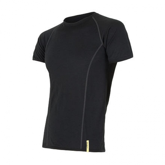 SENSOR MERINO ACTIVE men's shirt kr.sleeve black Size: