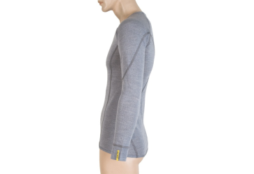 SENSOR MERINO ACTIVE men's shirt long.sleeve of St.grey Size: