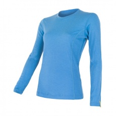 SENSOR MERINO ACTIVE women's T-shirt long.sleeve blue Size: