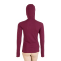 SENSOR MERINO DF women's shirt long.lilla hooded sleeve Size: