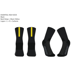 MAVIC SOCKS ESSENTIAL HIGH BURGUNDY (G000253)