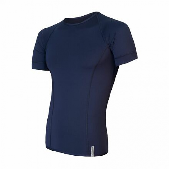 SENSOR COOLMAX TECH men's t-shirt kr.sleeve deep blue Size: