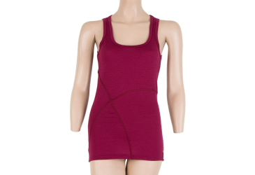 SENSOR MERINO ACTIVE women's tank top lilla Size: