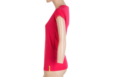 SENSOR MERINO ACTIVE women's T-shirt kr.magenta sleeve Size: