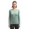 SENSOR MERINO AIR SAY YES women's long-sleeve shirt.sleeve basil green size
