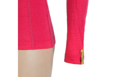 SENSOR MERINO ACTIVE women's T-shirt long.magenta sleeve Size: