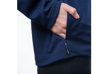 SENSOR MERINO UPPER traveller women's sweatshirt deep blue Size: