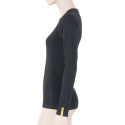 SENSOR MERINO DF women's shirt long.sleeve black Size: