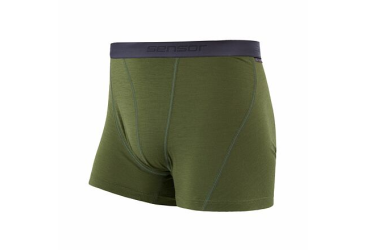 SENSOR MERINO ACTIVE men's shorts safari green Size: