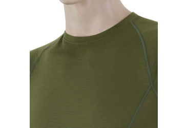SENSOR MERINO ACTIVE men's shirt long.sleeve safari green Size: