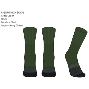 MAVIC AXIUM HIGH SOCKS ARMY GREEN CARBONE (G000283)