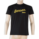 SENSOR COOLMAX FRESH PT LOGO men's shirt kr.sleeve black Size: