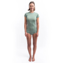 SENSOR MERINO AIR women's short-sleeve shirt.sleeve basil green size
